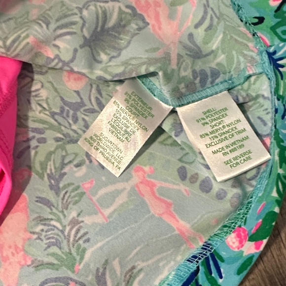 Lilly Pulitzer Monica Skort Blue Horizon Par Fection Luxletic Golf Tennis Skirt - Picture 9 of 9